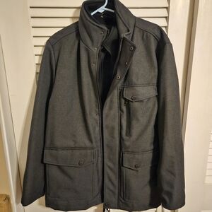 Andrew Marc large gray jacket